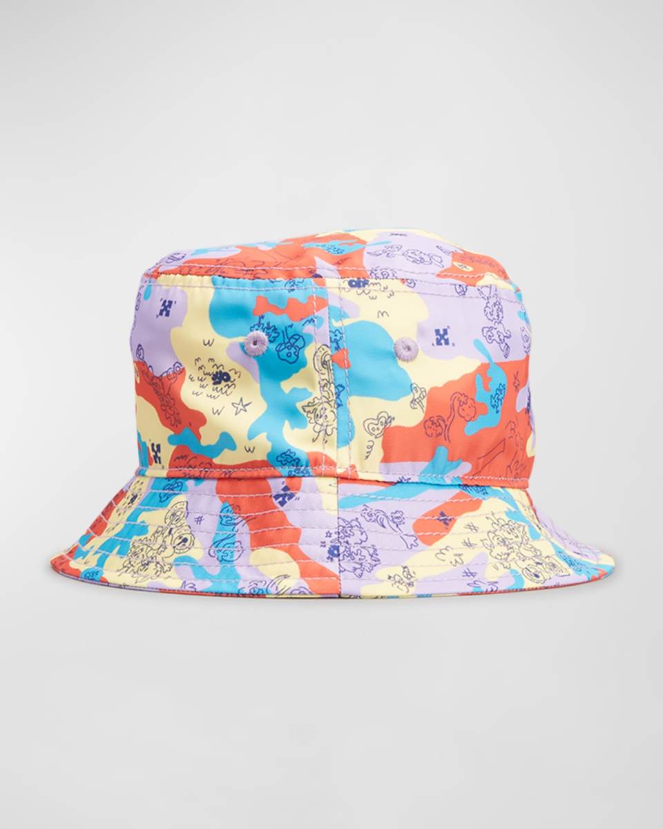 Kid's Puzzleflage Nylon Bucket Hat
